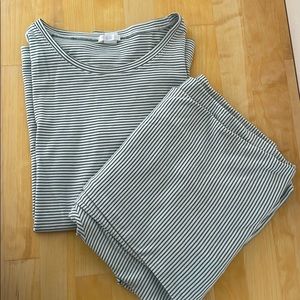 Lake Women’s Short Sleeve/Long Pant PJ Set